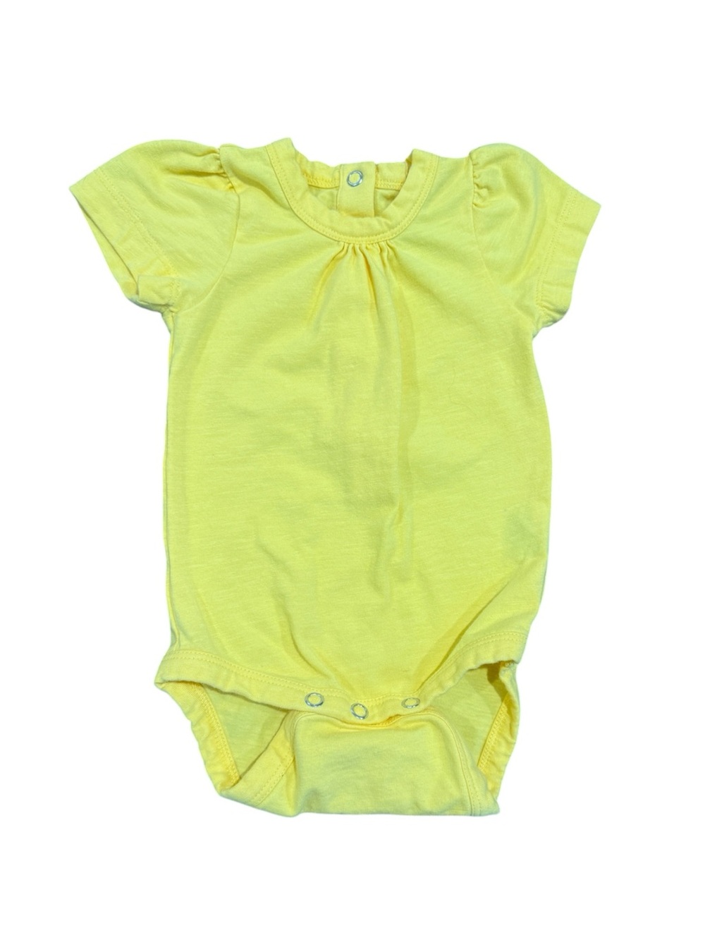 Kate Quinn Golden Yellow Short-Sleeve Baby Bodysuit